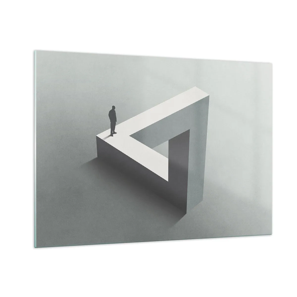 Schilderen op glas - Maar het is toch mogelijk - 100x70 cm