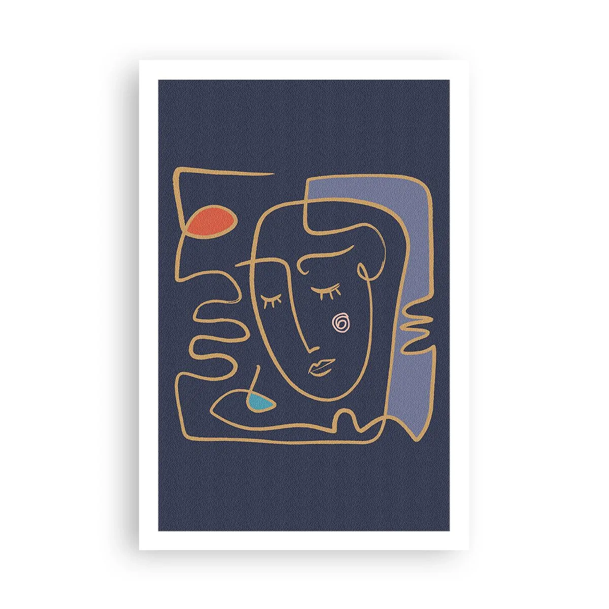 Poster - In nadenken - 61x91 cm