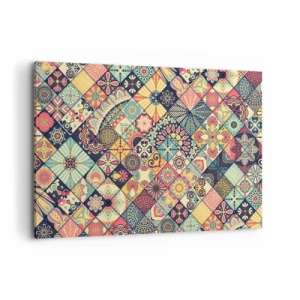 Schilderen op canvas - Marokkaanse sfeer - 120x80 cm