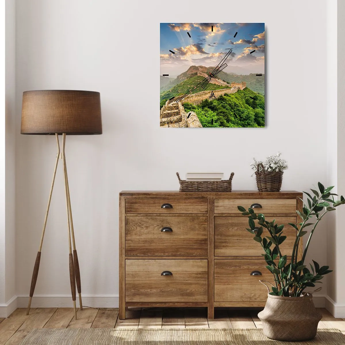 Wandklok - Klok - Eeuwige grootheid - 30x30 cm