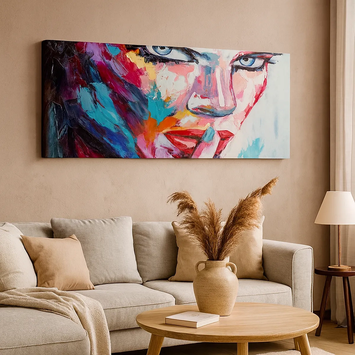 Schilderen op canvas - Ons eerste geheim - 30x30 cm