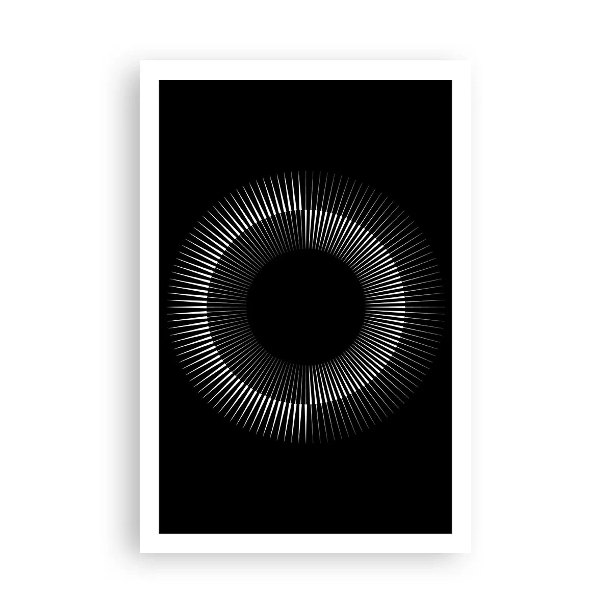 Poster - Zwarte zon - 61x91 cm