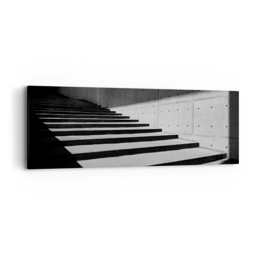 Schilderen op canvas - De rauwe schoonheid van het modernisme - 90x30 cm