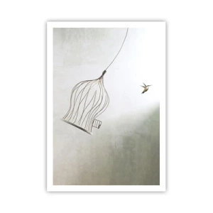 Poster - In je element - 70x100 cm