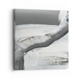 Schilderen op canvas - Een beslissende beweging - 30x30 cm