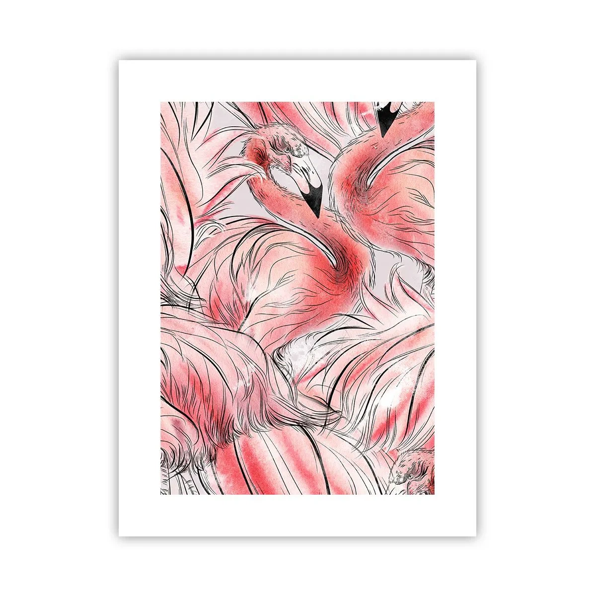 Poster - Vogelcorps de ballet - 30x40 cm