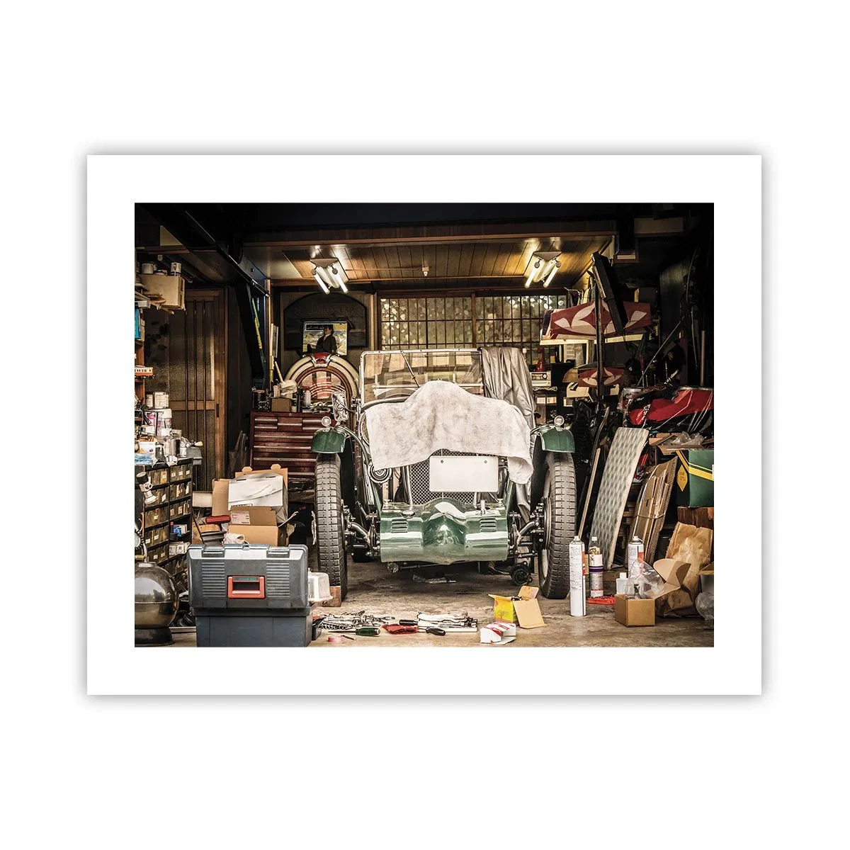 Poster - Terug naar het verleden - 50x40 cm