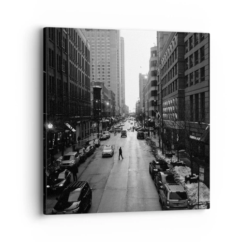 Schilderen op canvas - Een andere dag zoals elke andere dag - 40x40 cm