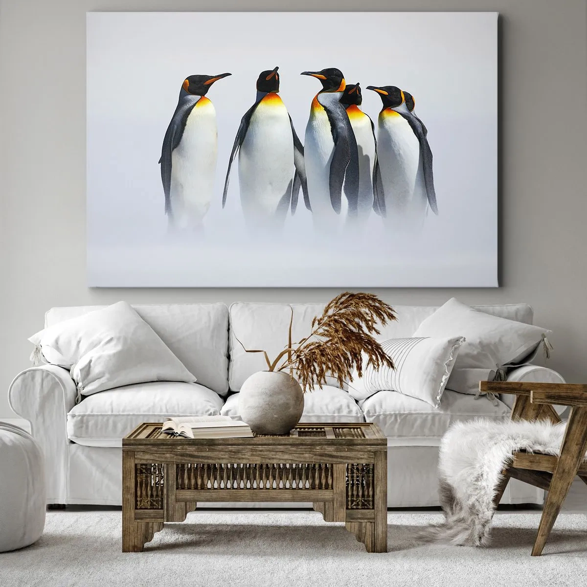 Schilderen op canvas - Ontmoeting in avondjurken - 100x70 cm