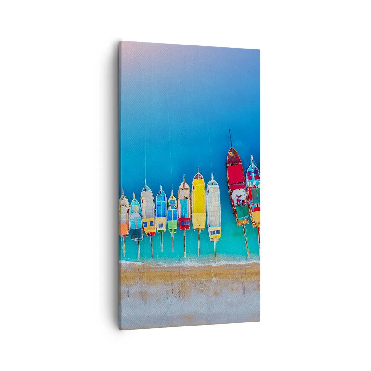 Schilderen op canvas - Vanuit vogelperspectief - 55x100 cm