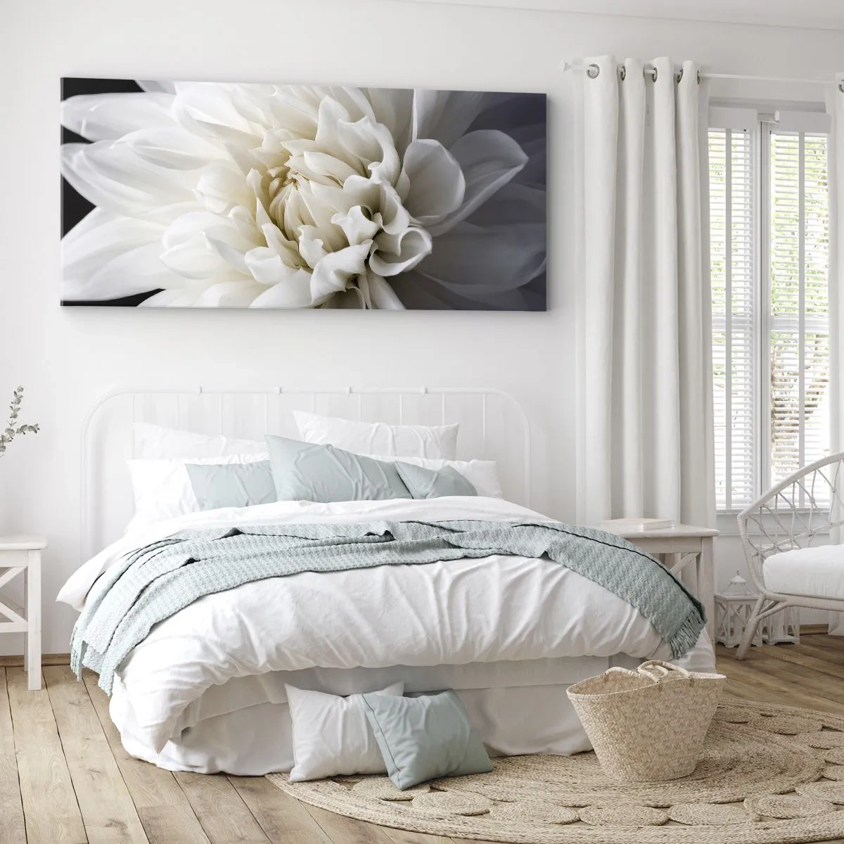 Schilderen op canvas - Ochtend van de bruid - 100x40 cm