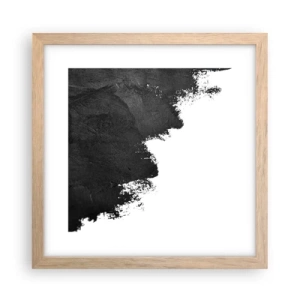 Een poster in een licht eiken lijst - Elementen: aarde - 30x30 cm