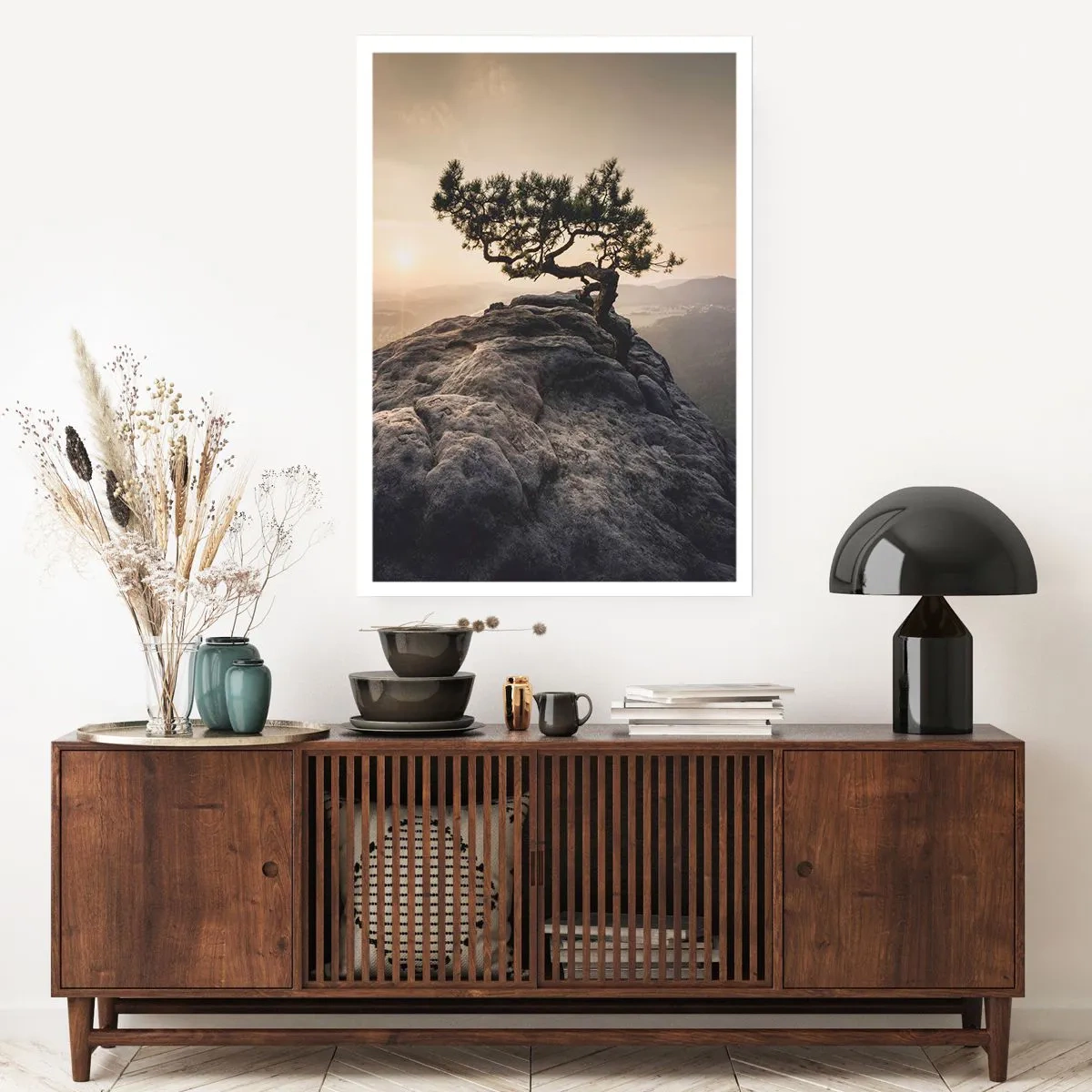 Poster - Het leven wint altijd - 30x40 cm