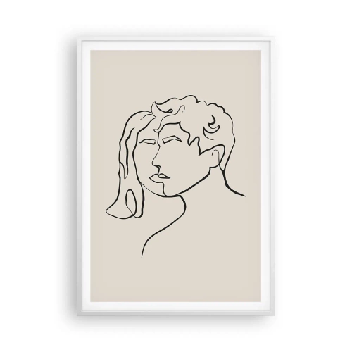 Poster in een witte lijst - En er ontstond eenheid - 70x100 cm