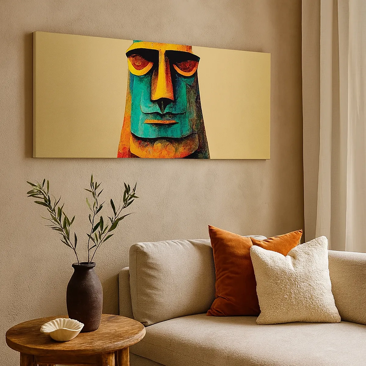 Schilderen op canvas - Statig, toch lief - 30x30 cm