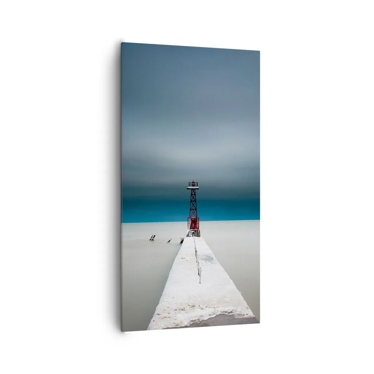 Schilderen op canvas - Om de uitgestrektheid te ontmoeten - 65x120 cm