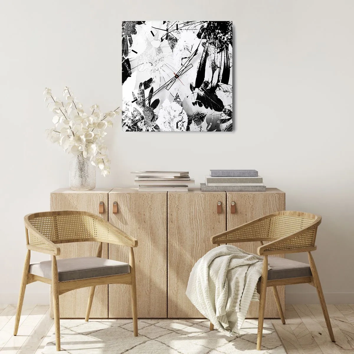 Wandklok - Klok - Herfst in cameralens - 40x40 cm