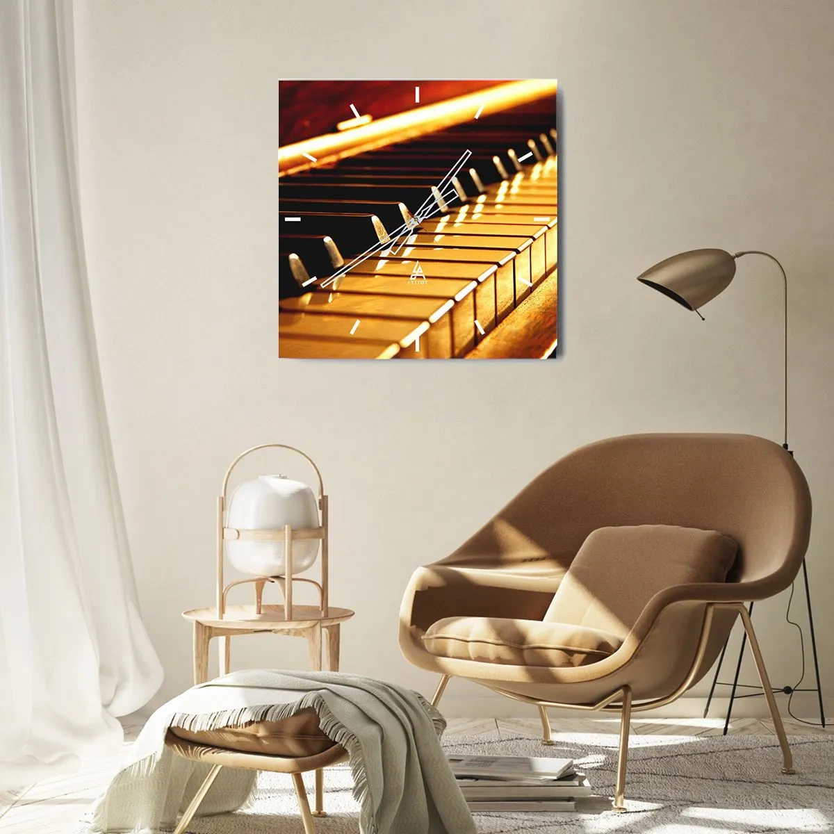 Wandklok - Klok - Eindeloze mogelijkheden - 40x40 cm