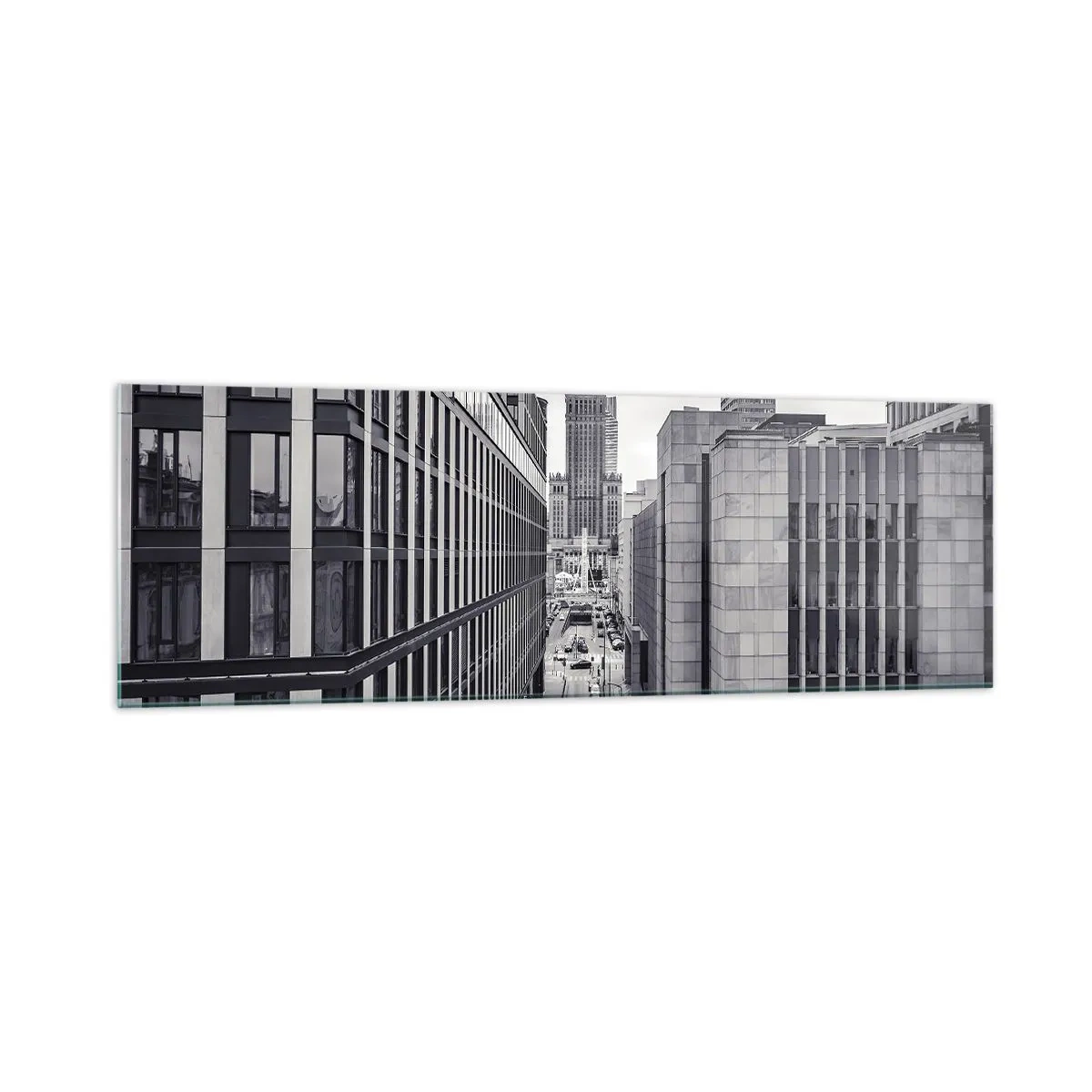 Schilderen op glas - Warschau vallei - 160x50 cm