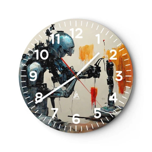 Wandklok - Klok - Morgen al… - 30x30 cm