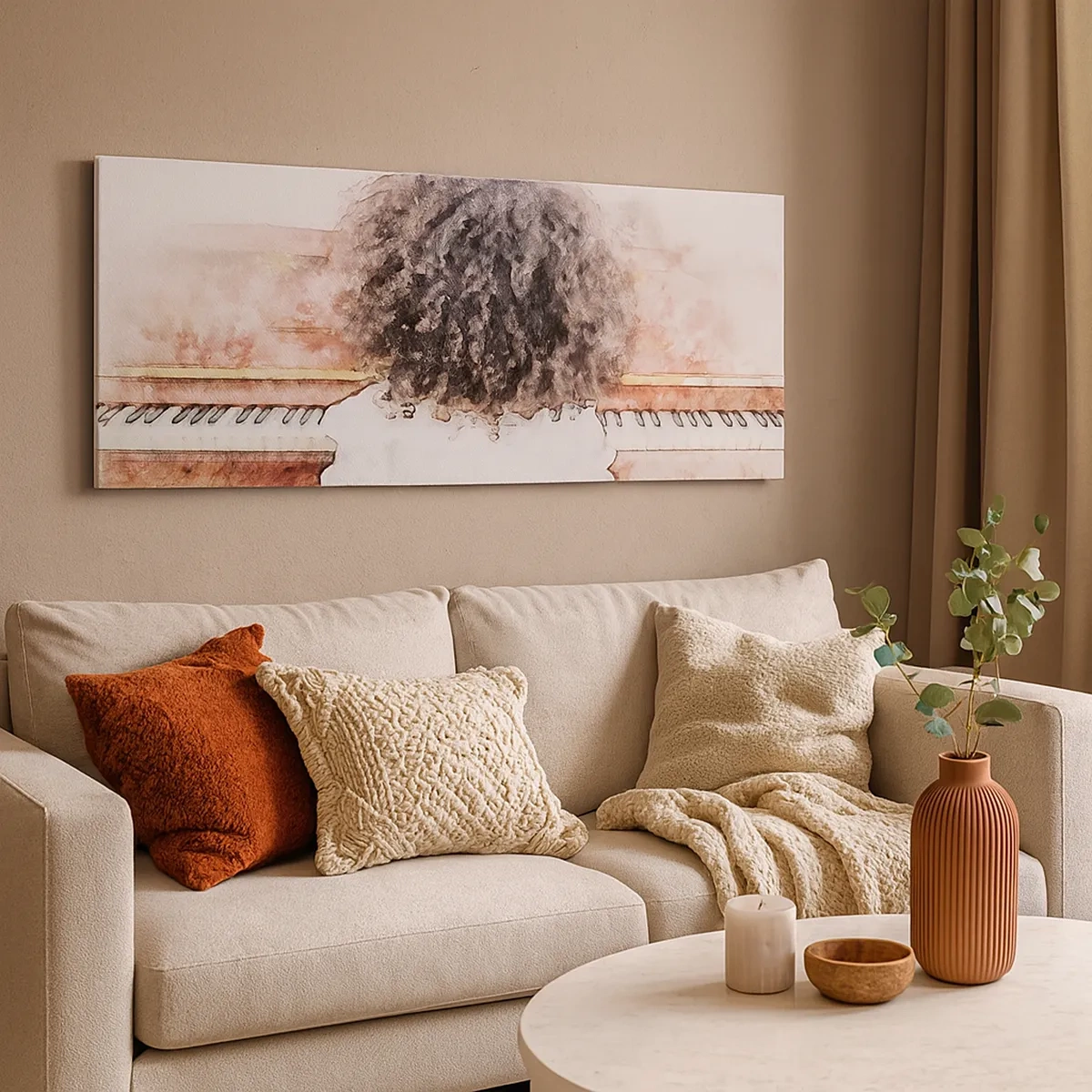 Schilderen op canvas - In de nieuwe wereld - 30x30 cm