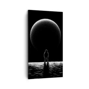 Schilderen op canvas - Oog in oog - 45x80 cm