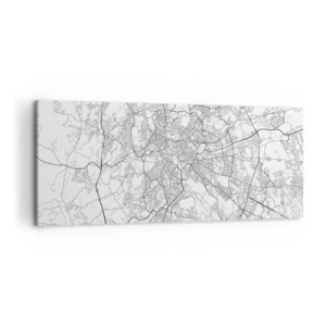 Schilderen op canvas - Romeinse cirkel - 120x50 cm