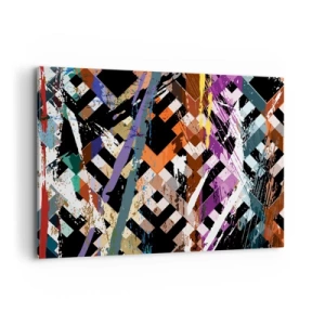 Schilderen op canvas - Tot de tweede macht verheven - 100x70 cm