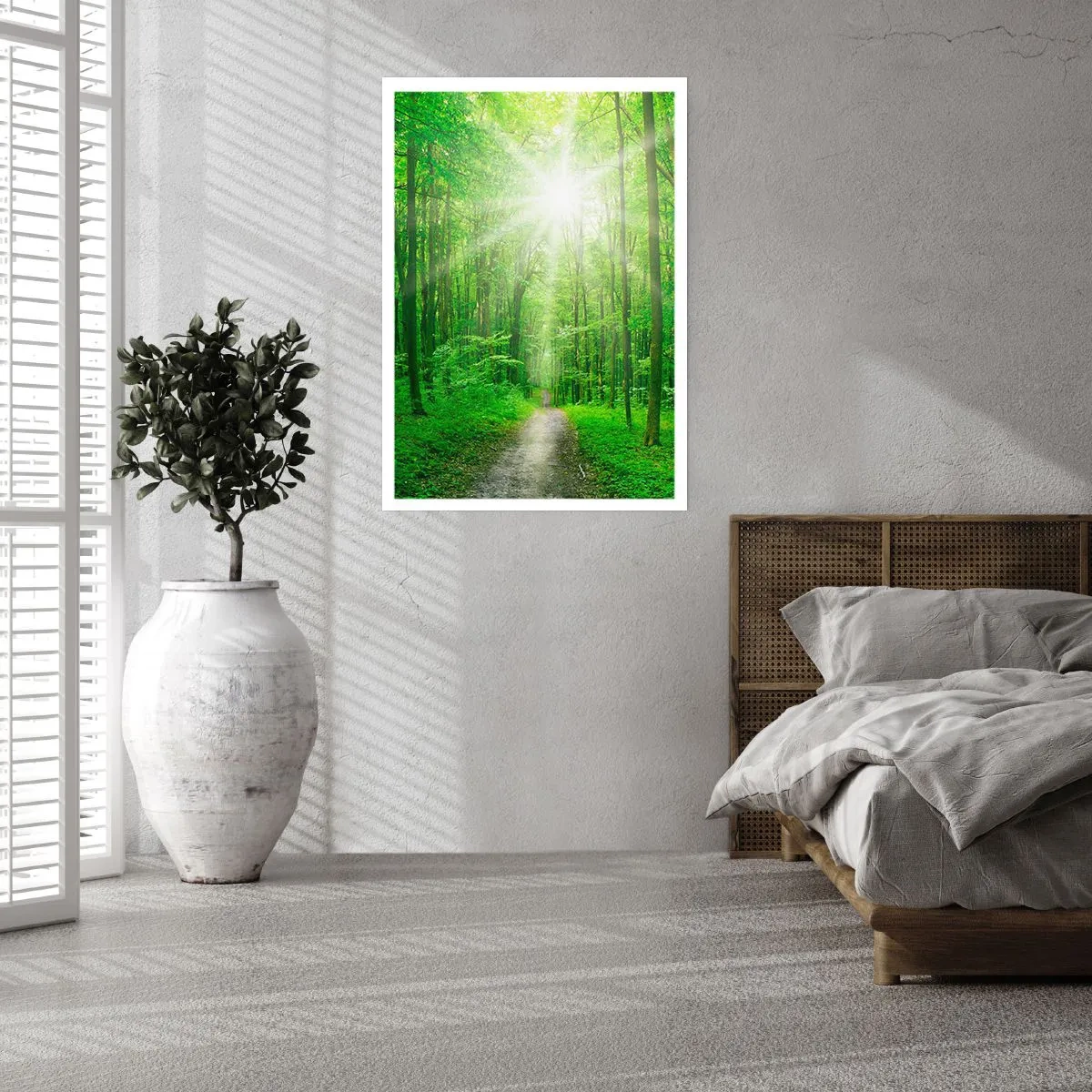 Poster - De groene kathedraal - 70x100 cm