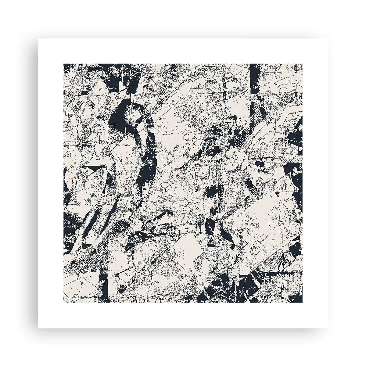 Poster - Interpenetratie van tegenstellingen - 40x40 cm
