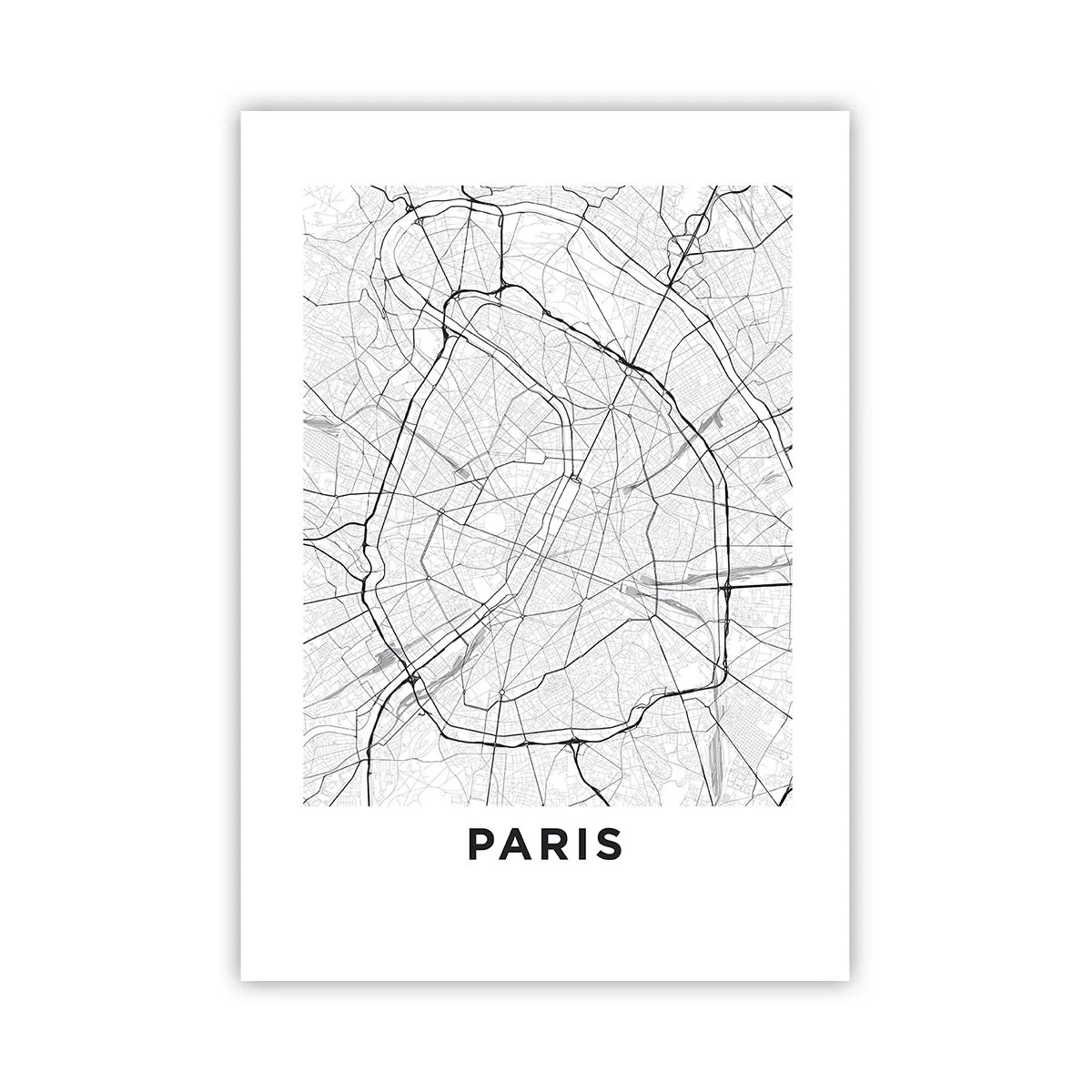 Poster - Parijs bloem - 70x100 cm