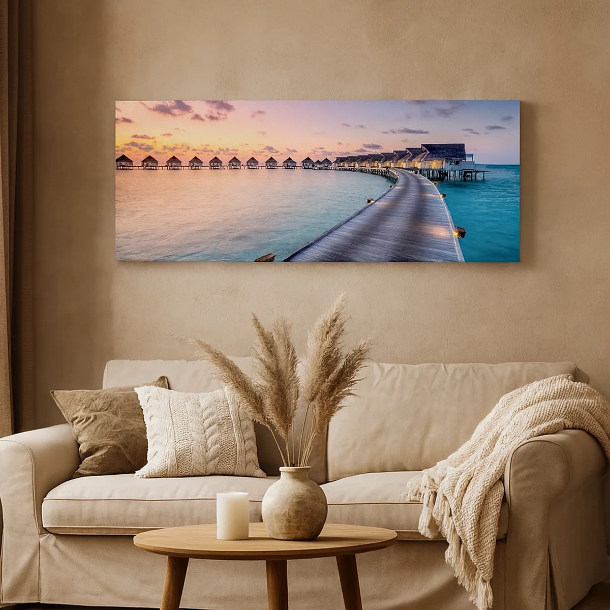 Schilderen op canvas - Vakantie - terug naar de bronnen - 30x30 cm