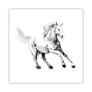 Poster - Ongetemde ziel - 40x40 cm