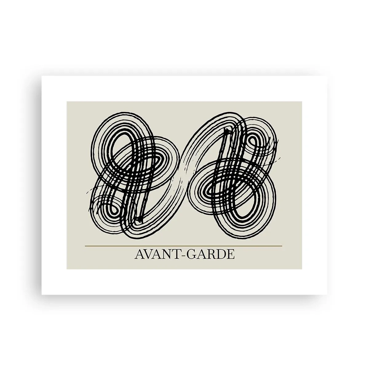 Poster - Het kwam er spontaan uit - 40x30 cm