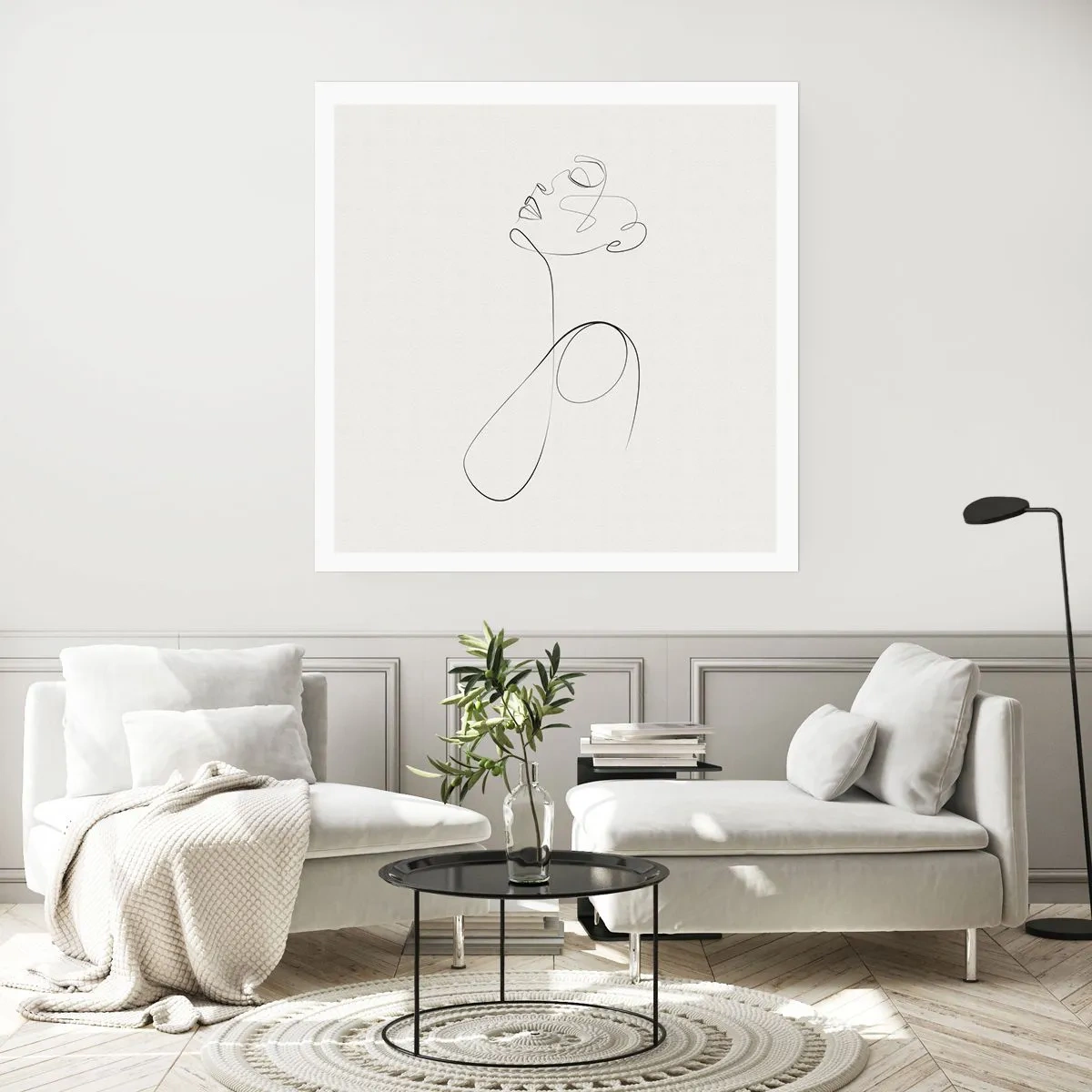 Poster - Loopt in dromen - 30x30 cm