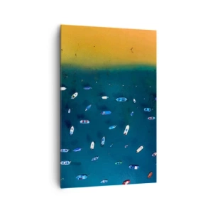 Schilderen op canvas - Vakantie spel - 80x120 cm