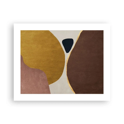 Poster - Abstractie – een plek in de ruimte - 50x40 cm