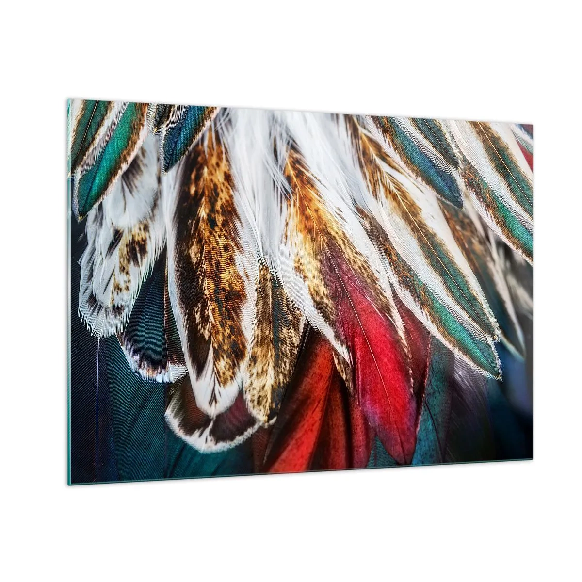 Schilderen op glas - Geheimen van de vlucht - 100x70 cm