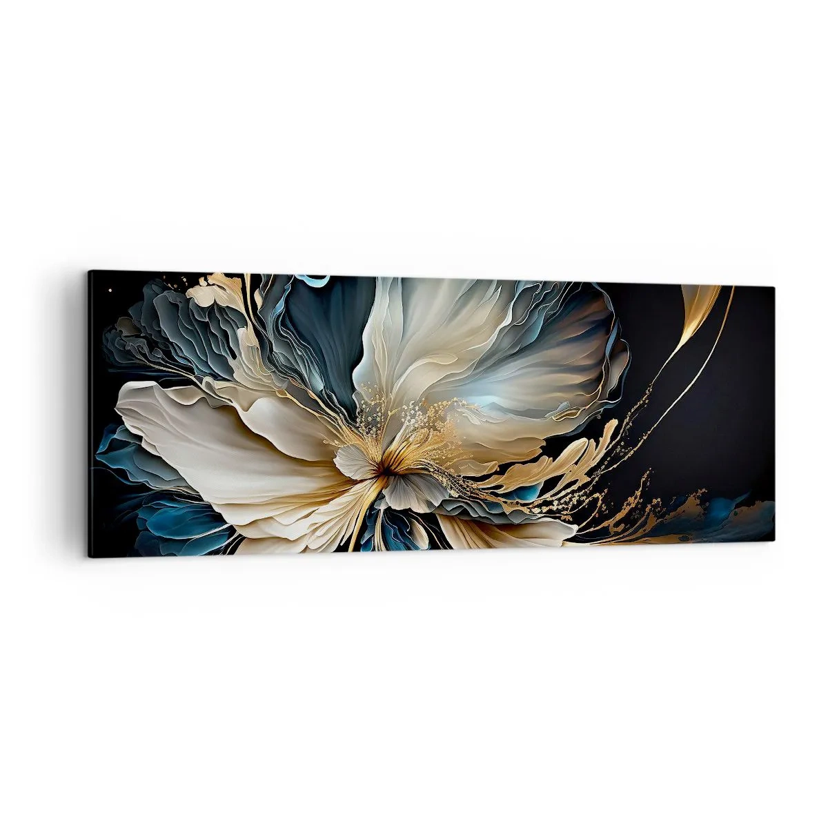 Schilderen op canvas - Sprookjesachtige varenbloem - 140x50 cm