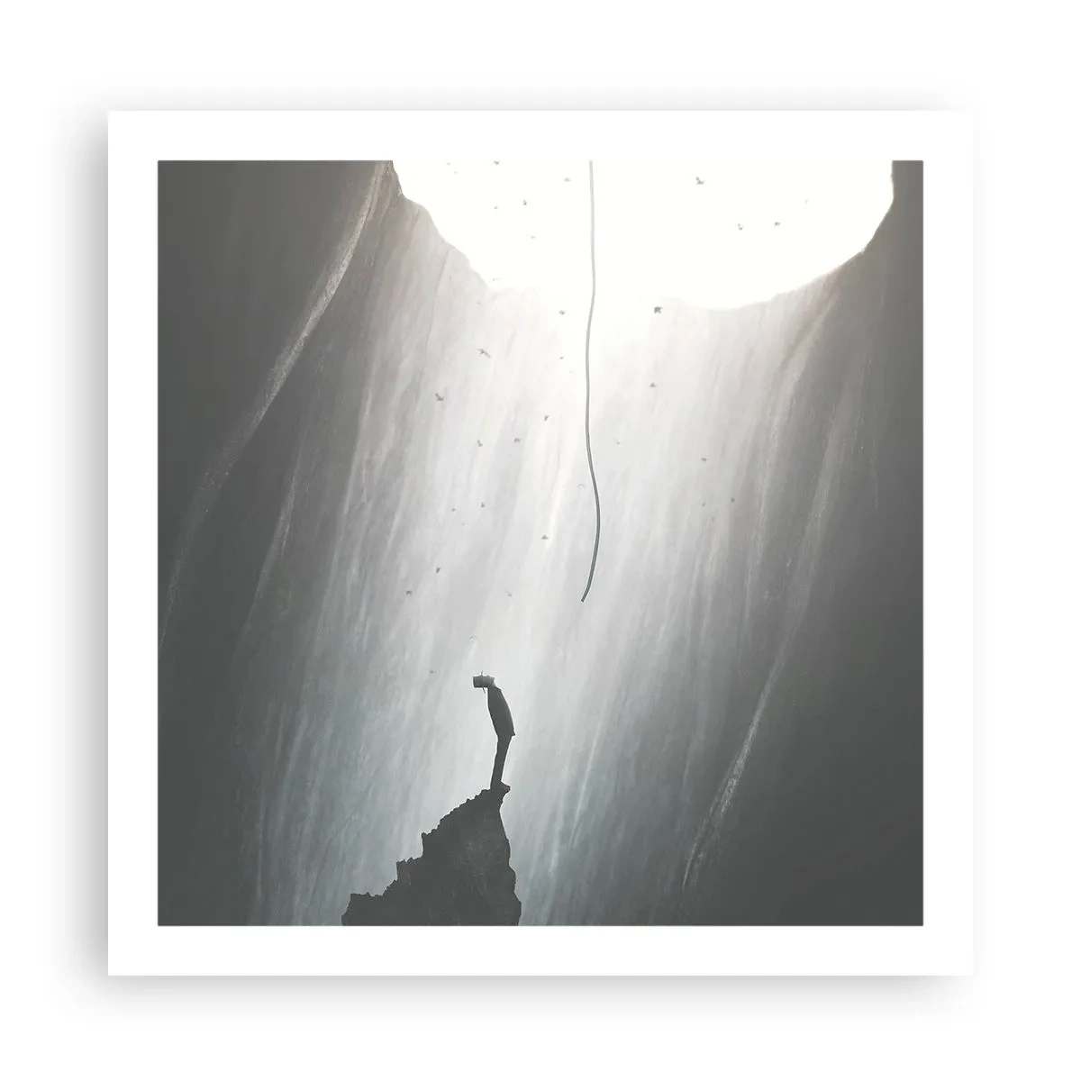 Poster - Er is altijd een uitweg - 60x60 cm