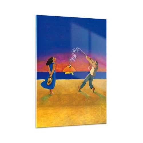 Schilderen op glas - Meer dan een sterretje uit de lucht - 50x70 cm