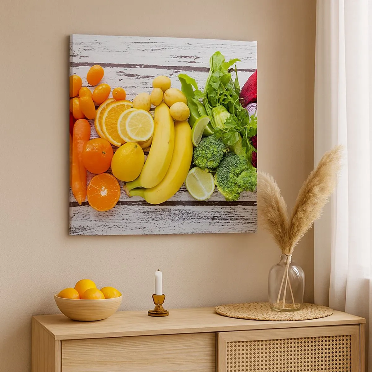 Schilderen op canvas - Het is niet genoeg? - 30x30 cm