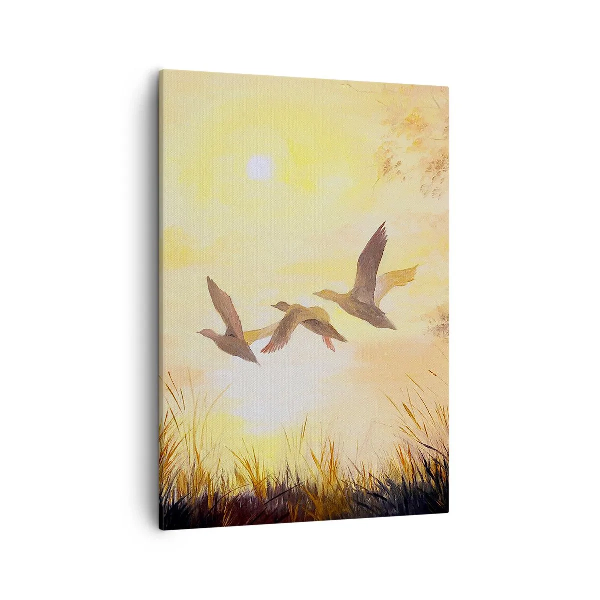 Schilderen op canvas - Het begin van een lange reis - 50x70 cm