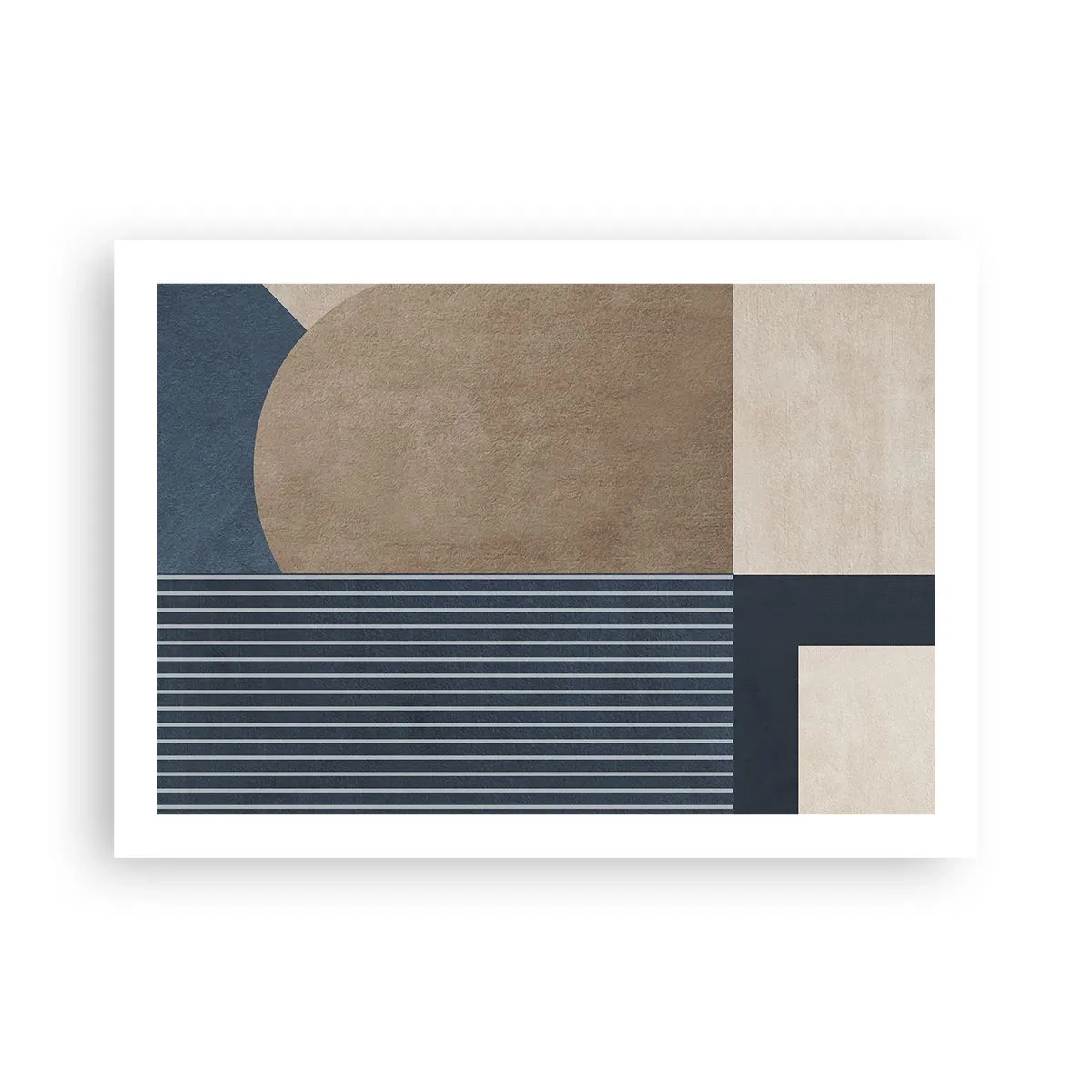 Poster - Een compositie van eenvoud en rondheid - 70x50 cm