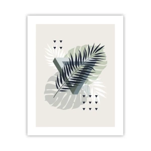 Poster - Natuur en geometrie - twee orden? - 40x50 cm