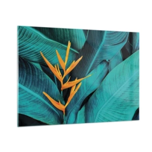 Schilderen op glas - Eden bloem - 100x70 cm