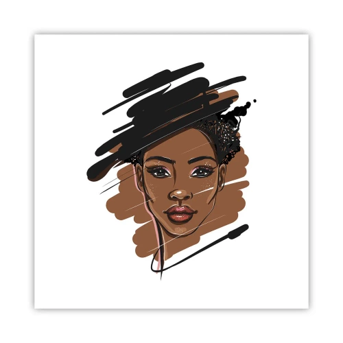Poster - Zoet als chocolade - 60x60 cm