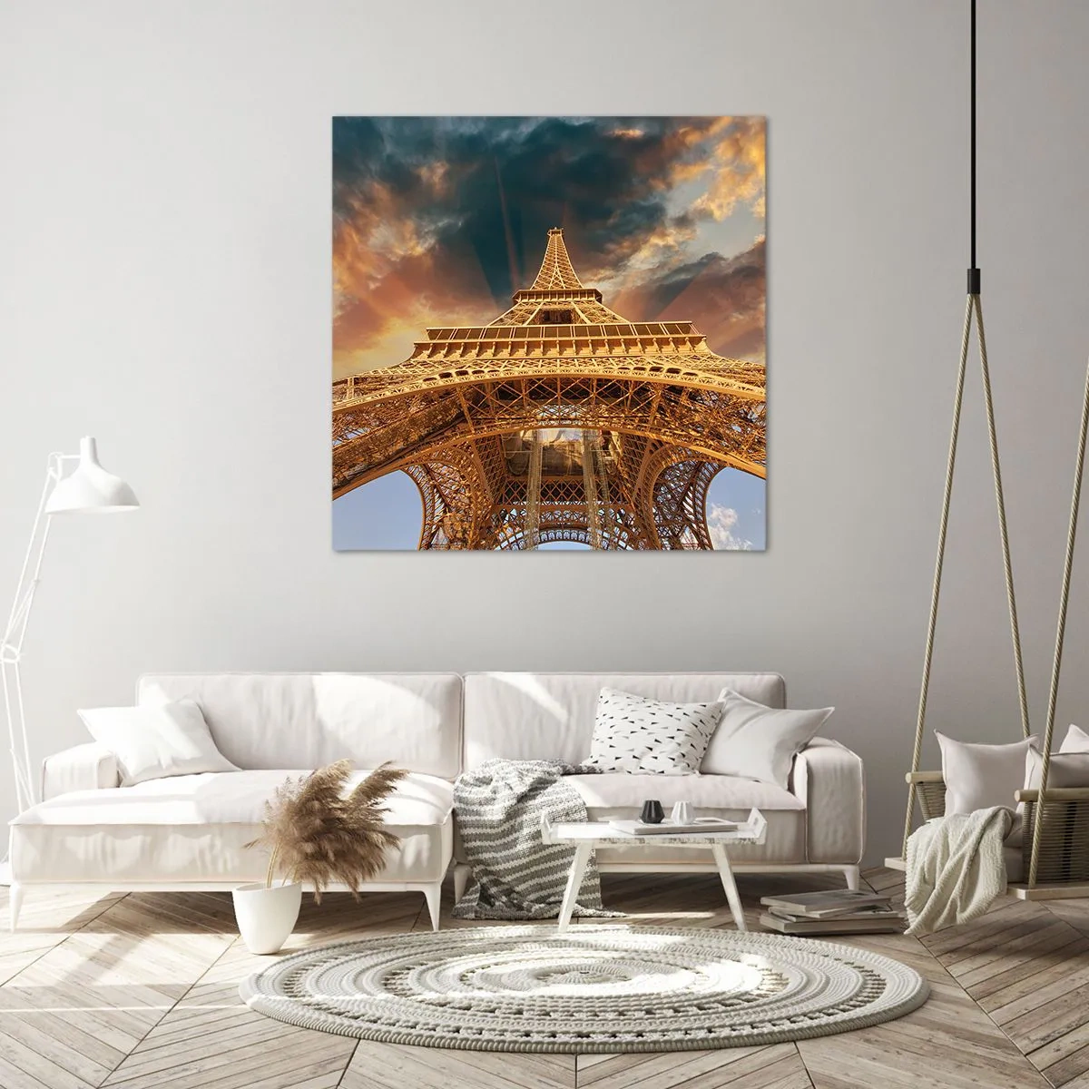 Schilderen op canvas - Hoe de mensheid de hemel bereikte - 50x50 cm