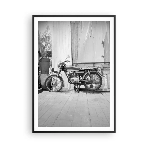 Poster in een zwarte lijst - Klassiek boven alles - 70x100 cm