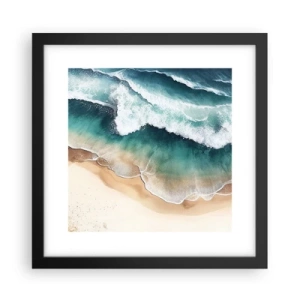 Poster in een zwarte lijst - De eeuwige ontmoeting - 30x30 cm